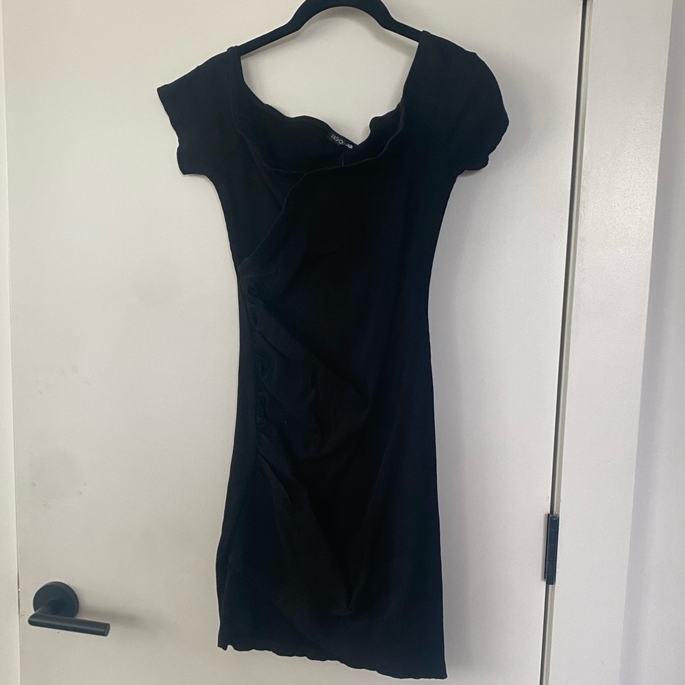 FashionNova The Night We Met Dress - Black